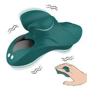 Remote Control Panty Leaf Vibrator-Green