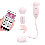 Telescopic Egg Vibrator-Pink