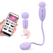 Telescopic Egg Vibrator-Purple