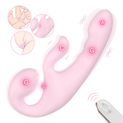 Lesbian Couples Vibrator-Pink