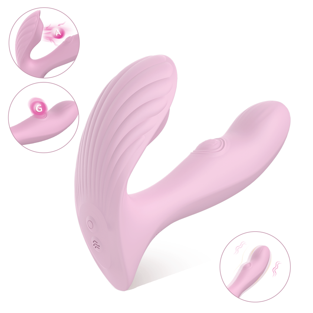 Shell Wearable Clitoral Vibrator-Pink