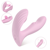 Shell Wearable Clitoral Vibrator-Pink