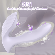 Shell Wearable Clitoral Vibrator-Purple