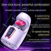 Tongue Licking Male  Masturbator