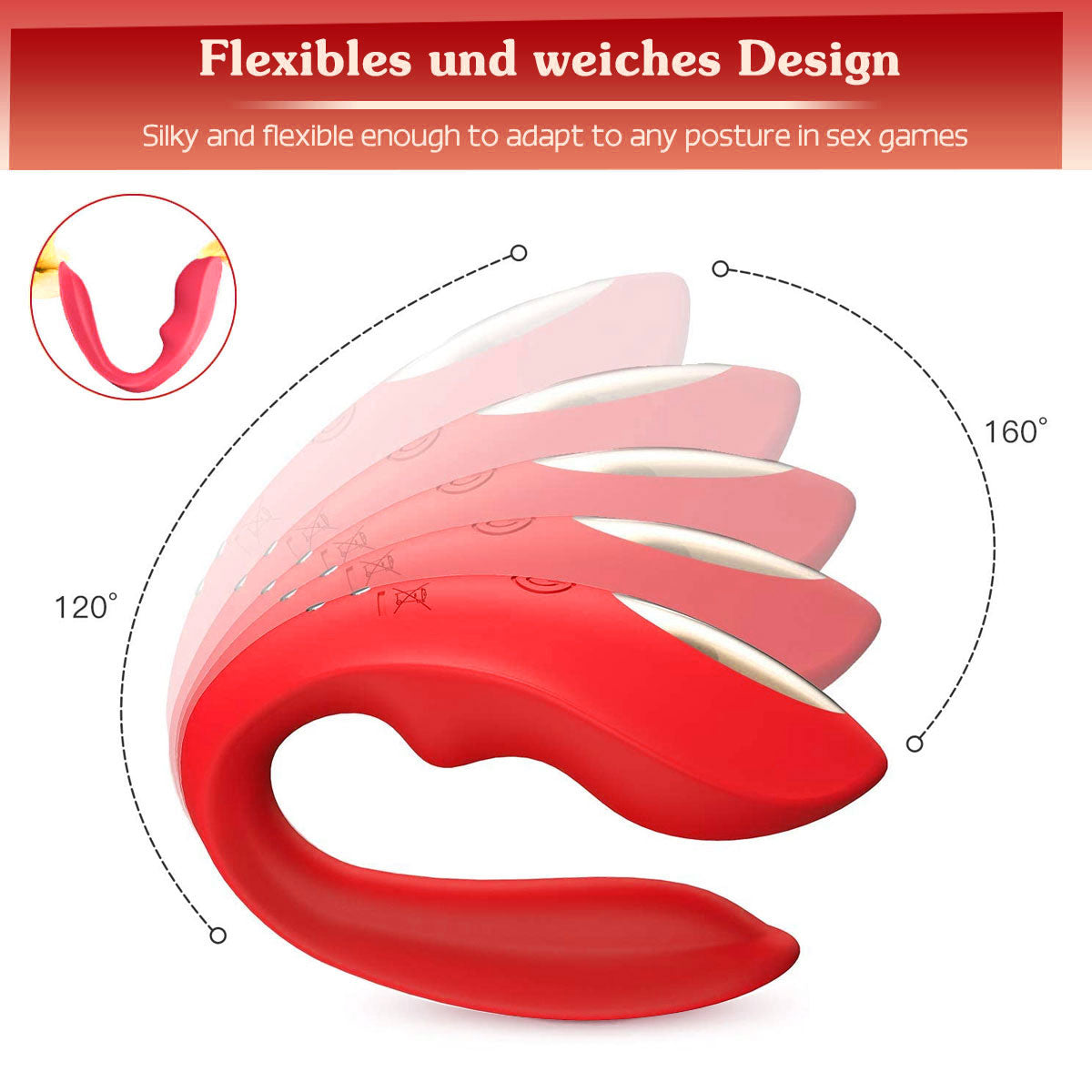 U-shaped Wearable G-spot Vibrators