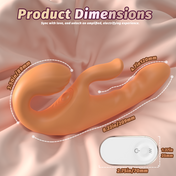 Lesbian Couples Vibrator-Orange