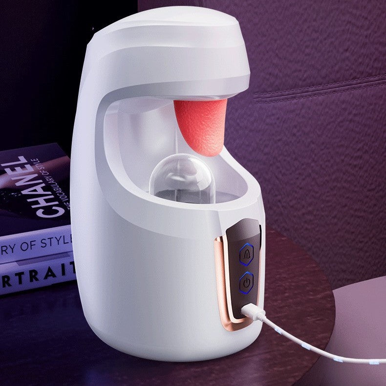 Tongue Licking Male  Masturbator