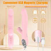 Thrusting and Sucking Rabbit Vibrator-Pinck