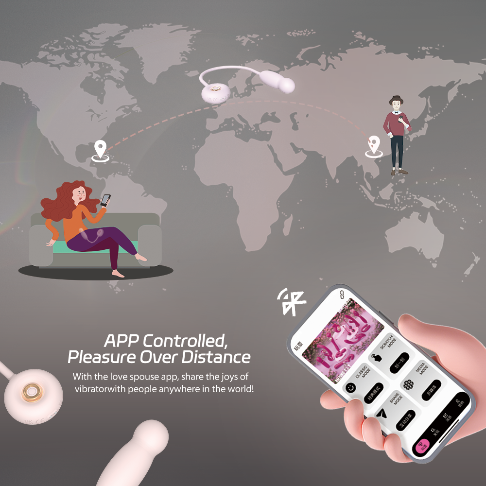 Telescopic Egg Vibrator-Pink