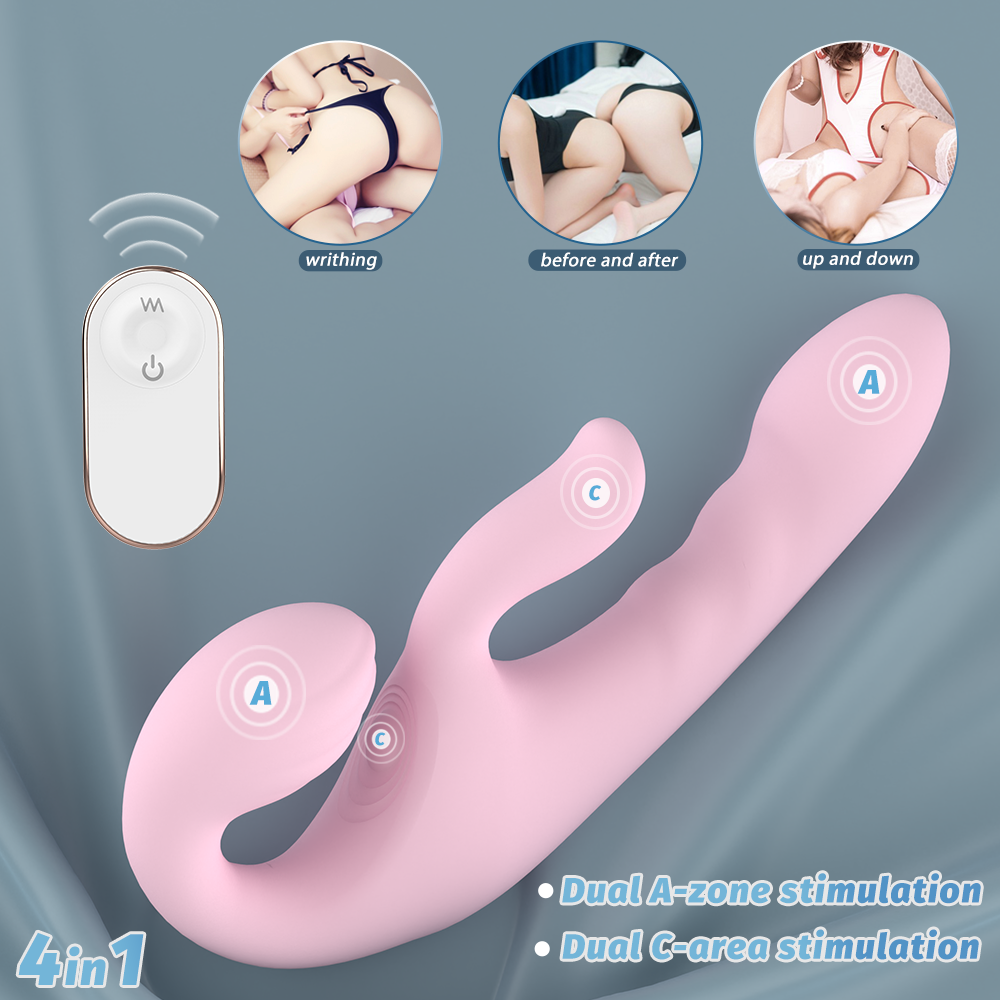 Lesbian Couples Vibrator-Pink