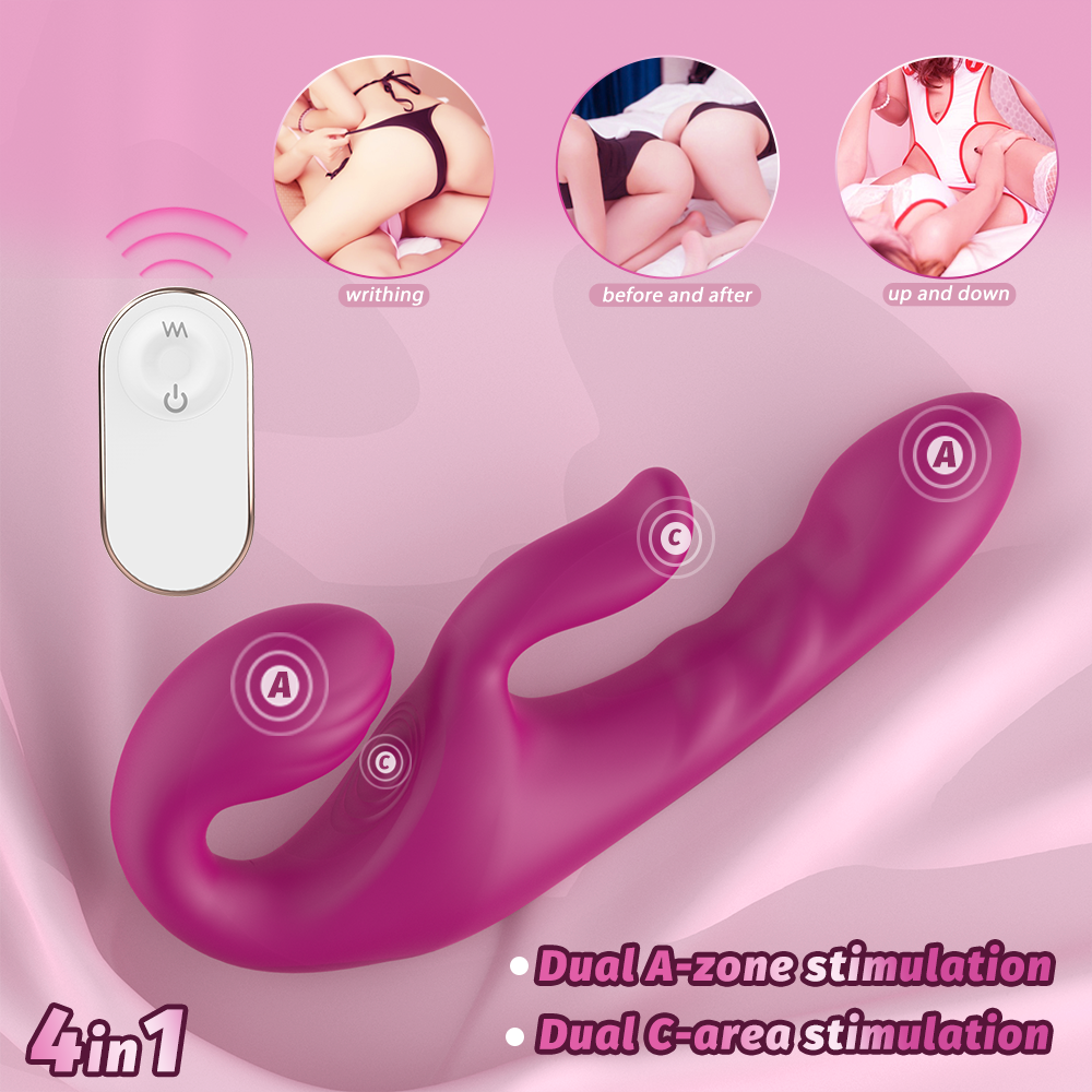 Lesbian Couples Vibrator-Red