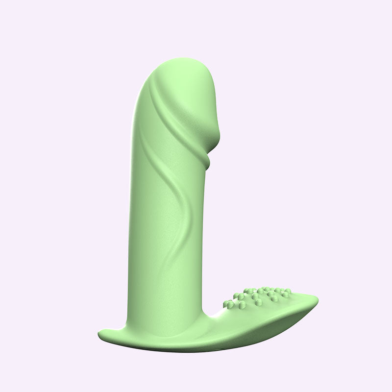 Wearable Thrusting Dildo with App Vibrators