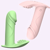 Wearable Thrusting Dildo with App Vibrators