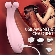 Dual Pulse Wand Massager-Pink