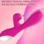 Triple Pleasure Suction Vibrator-Pink
