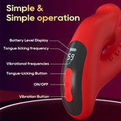 Licking Sucking 2-in-1 Vibrator