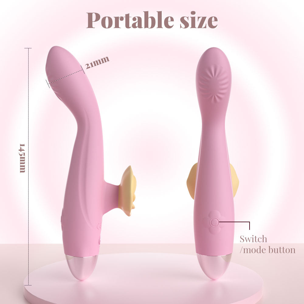 Rose Petal Finger Vibe-Pinck