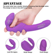 Synchronized Double Vibrator-Purple