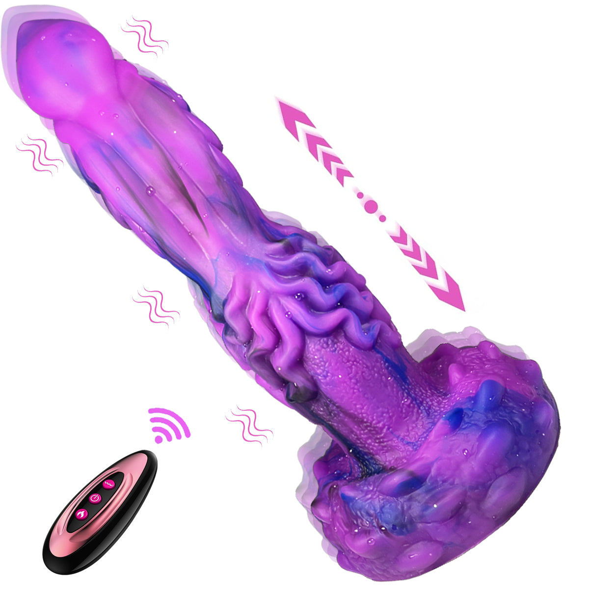 MonsterHead Telescoping Dildo