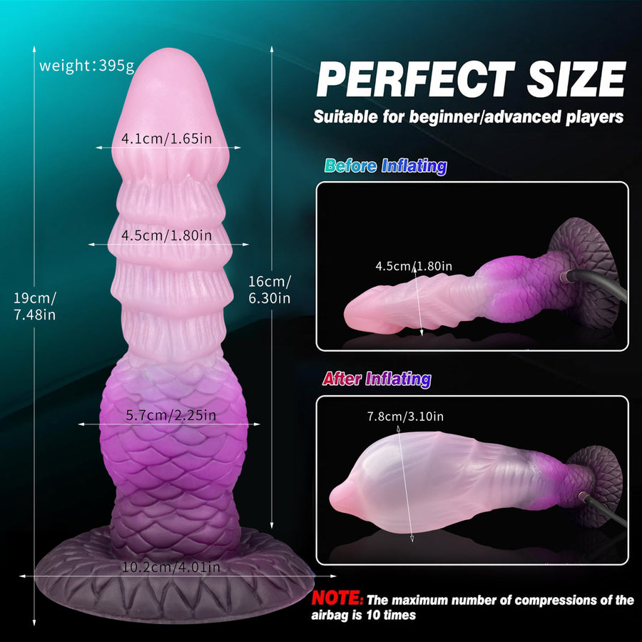Dragon Scale Inflatable Dildo