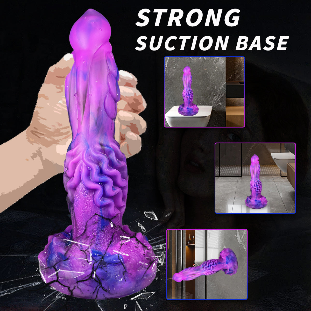 MonsterHead Telescoping Dildo