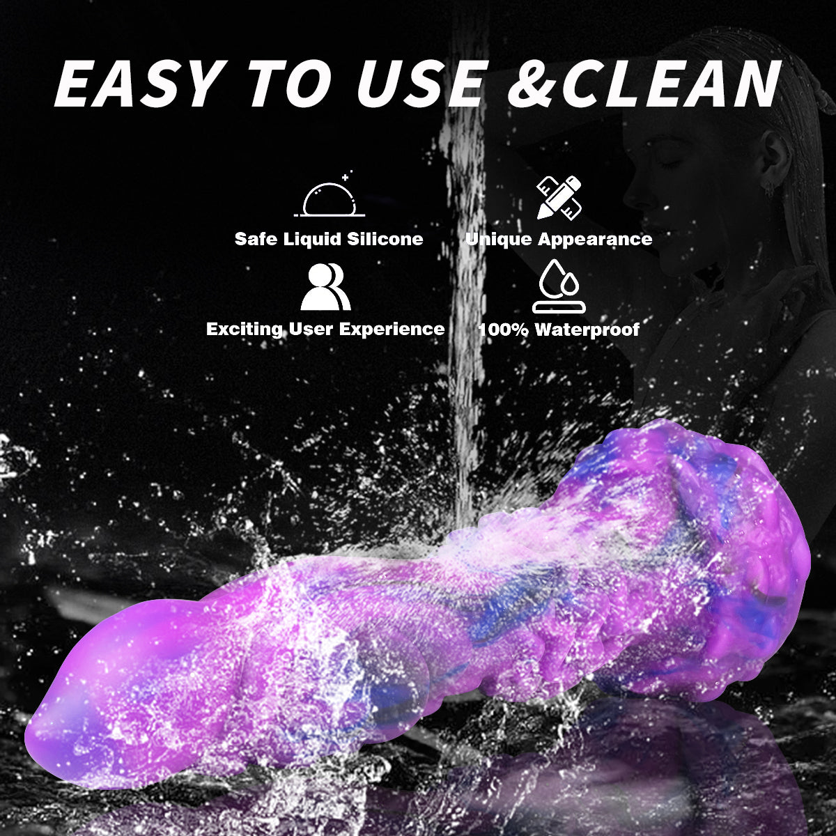 MonsterHead Telescoping Dildo