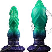 Midnight Green Dragon Dildo
