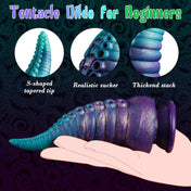 Octopus Tentacle Dildo -Purple Green