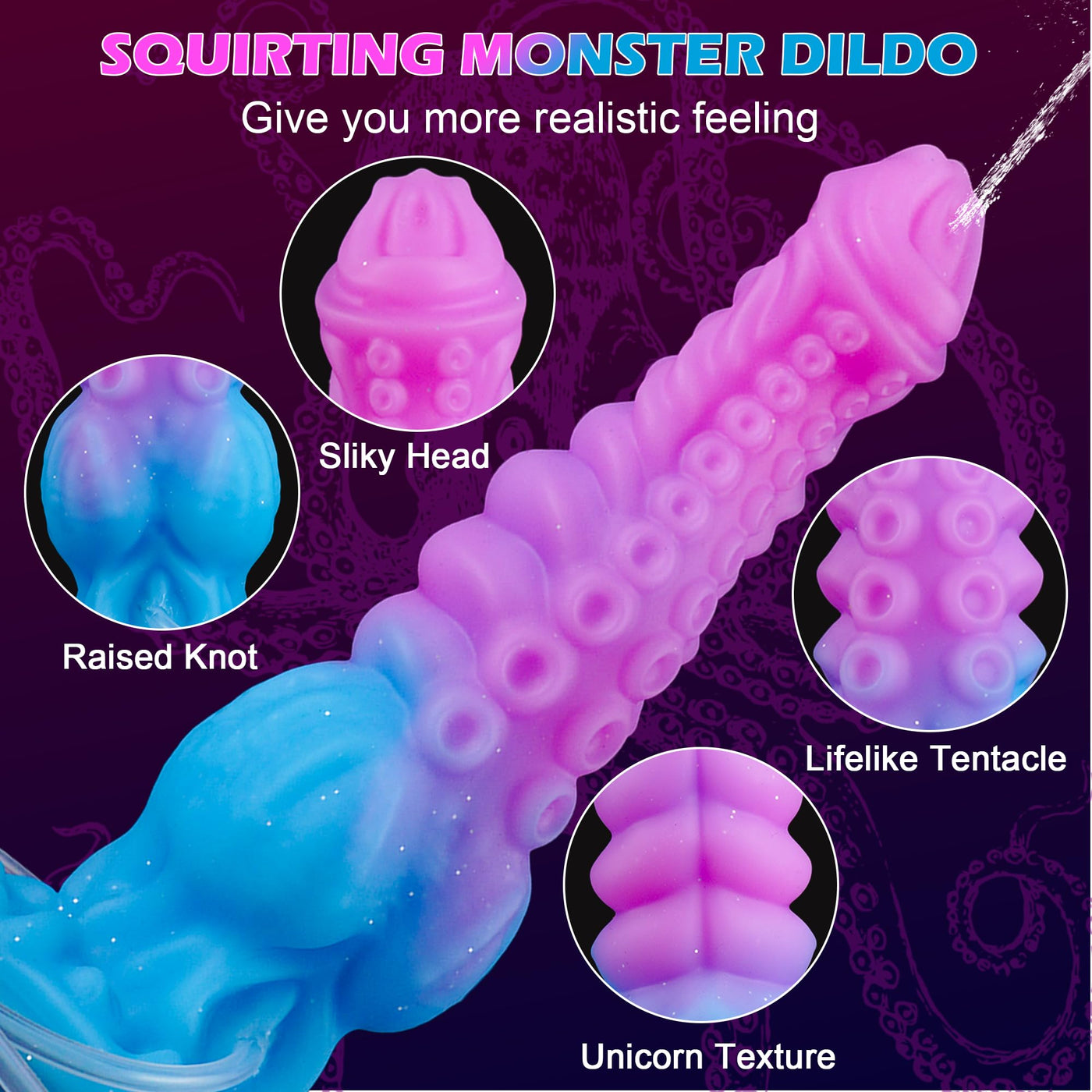 Fantasy Monster Squirting Dildo