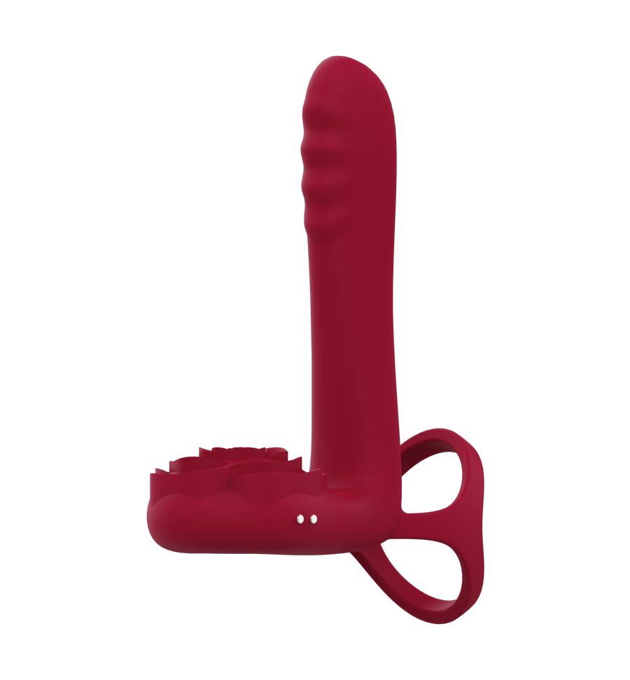 Rose Clitoral Stimulator Cock Ring