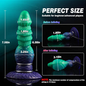 Midnight Green Dragon Dildo