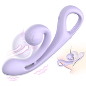 Heart Touch Rabbit Vibrator-Purple