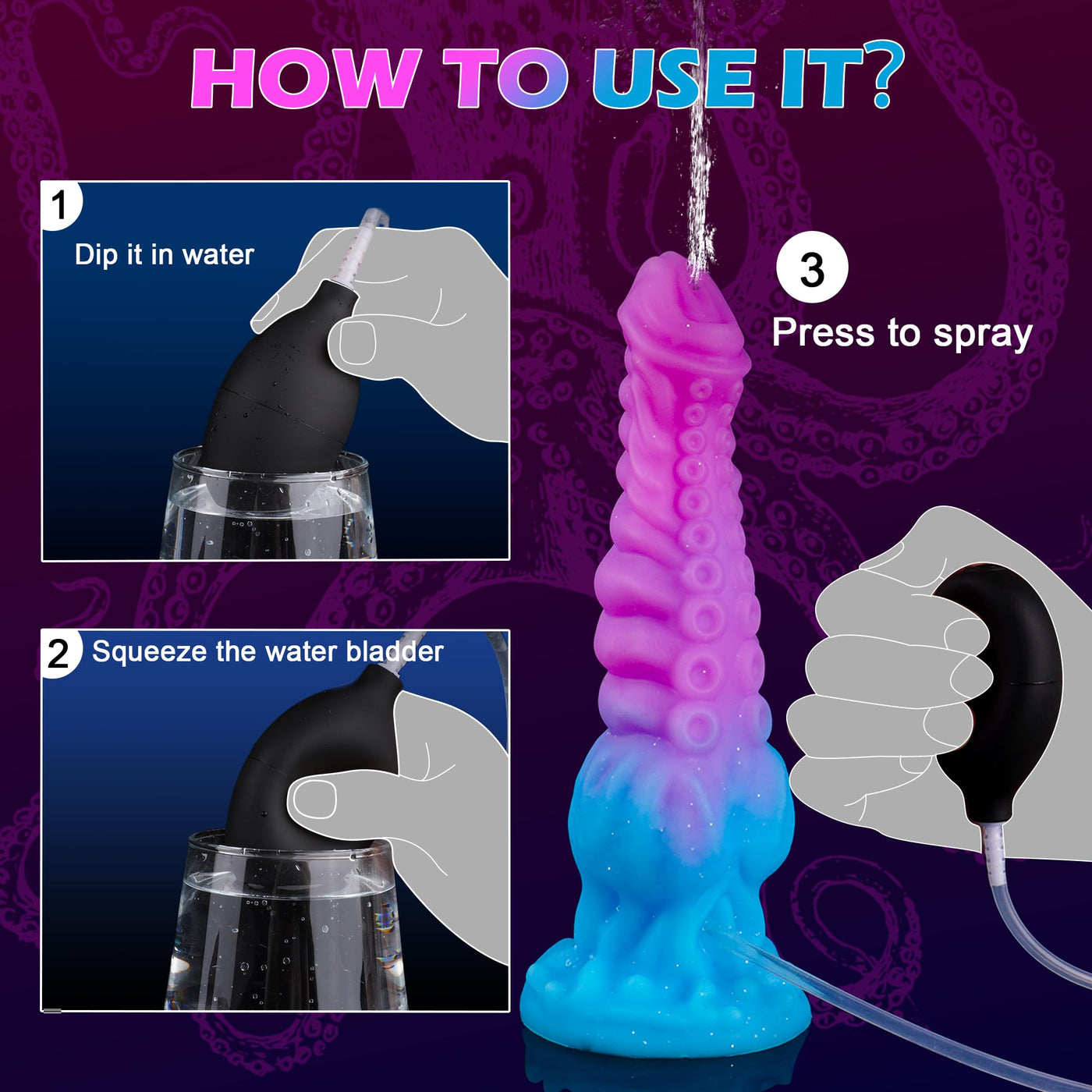 Fantasy Monster Squirting Dildo