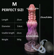 Alien Canine Ejecting Dildo-Black