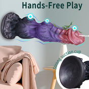 Alien Canine Ejecting Dildo-Black