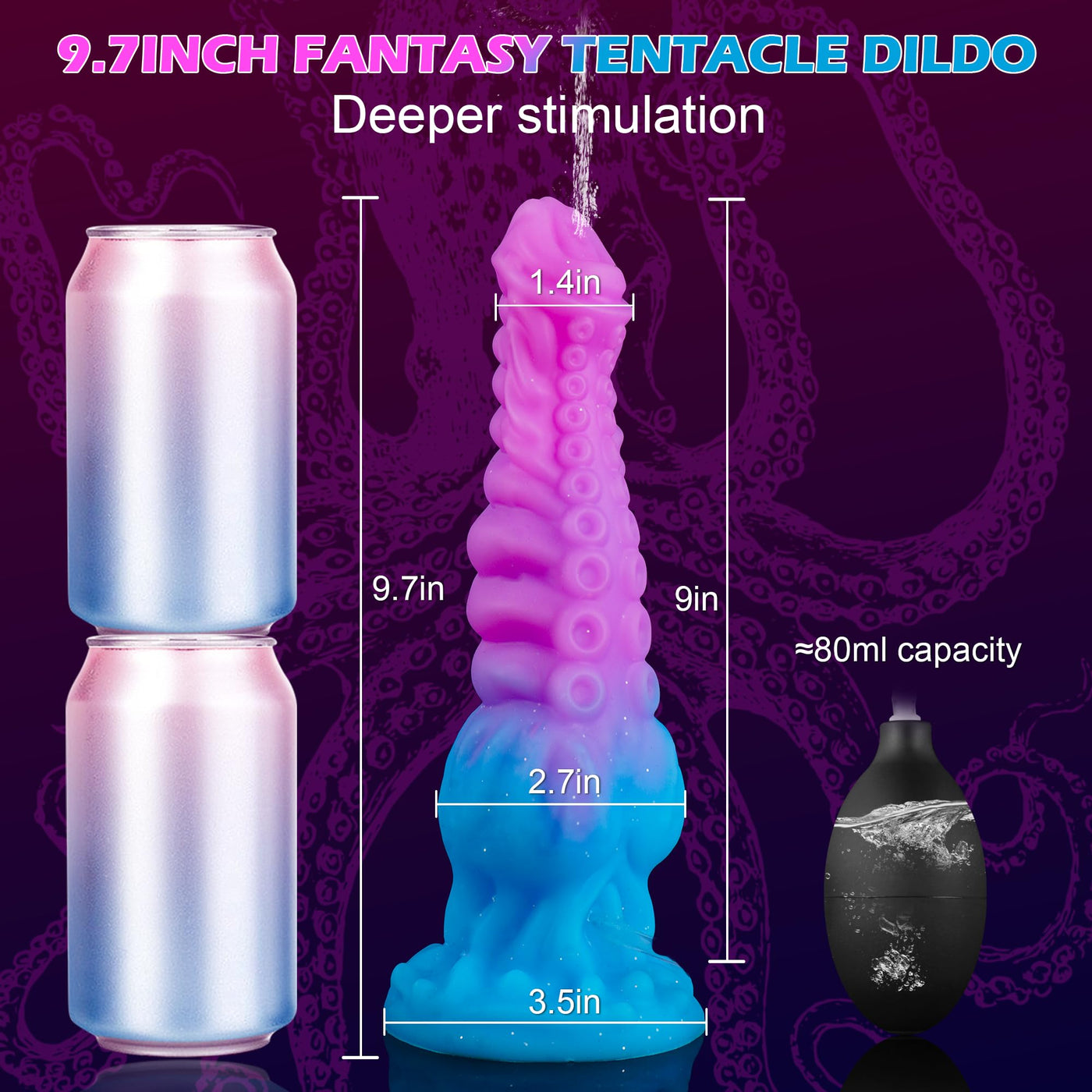 Fantasy Monster Squirting Dildo