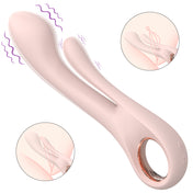 Dual Stimulation Ring Vibrator-Pink