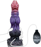 Alien Canine Ejecting Dildo-Black