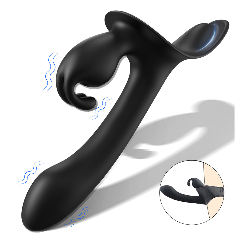 Rabbit  Couples  Vibrator-Black