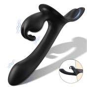 Rabbit  Couples  Vibrator-Black