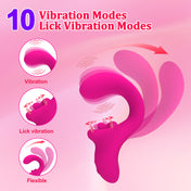 Flex-Tongue Wearable Vibrator