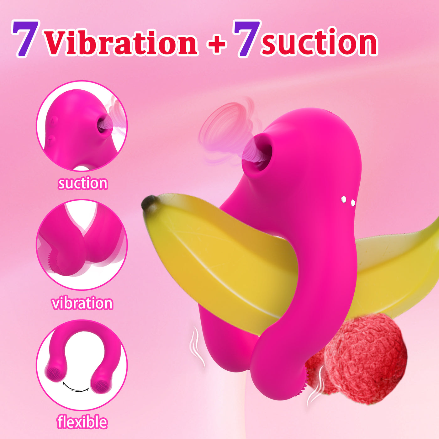 Dual Pleasure Couples Suction Ring