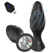 Diamond Glow Remote Control Butt Plug