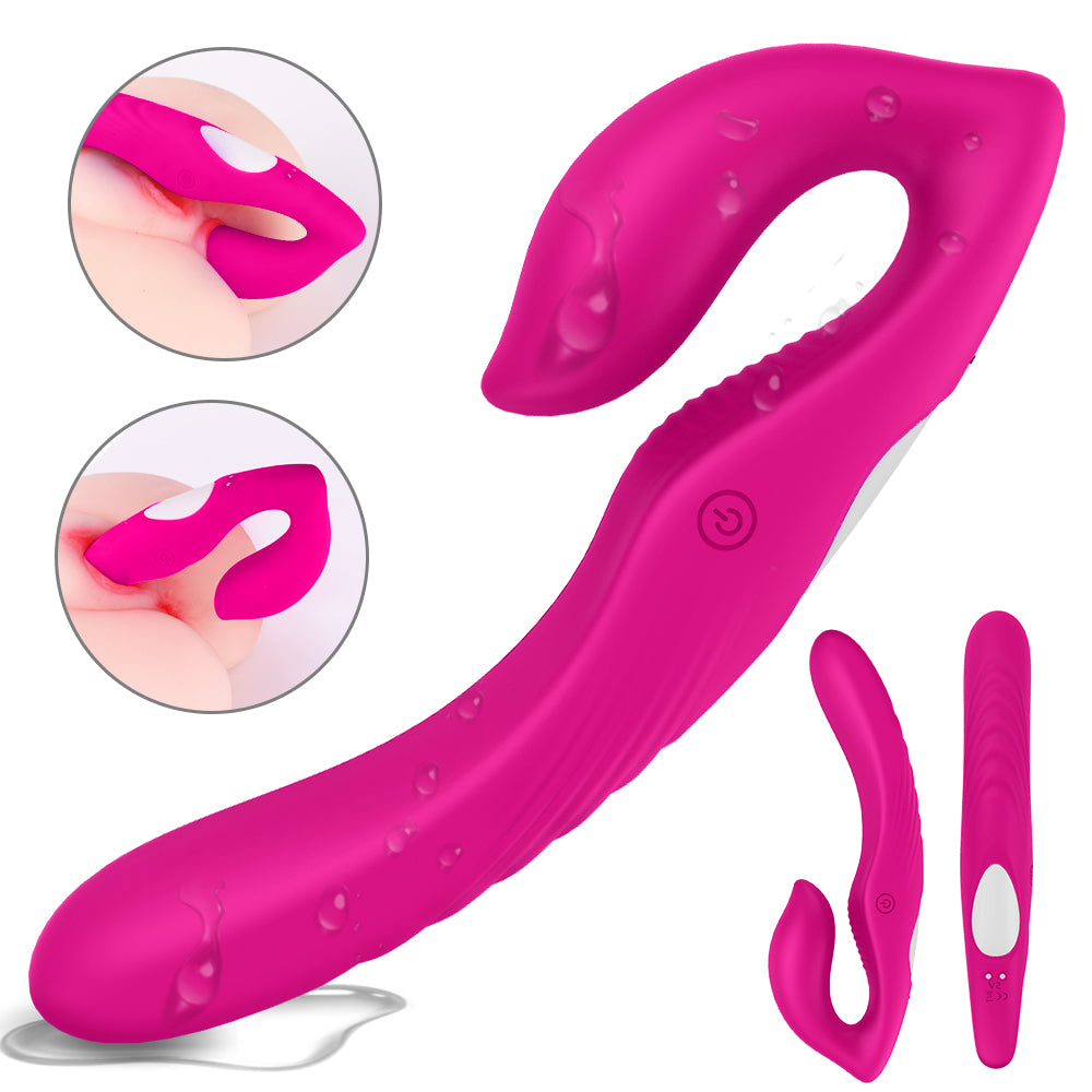 SyncedPulse Couples Vibrator-Red