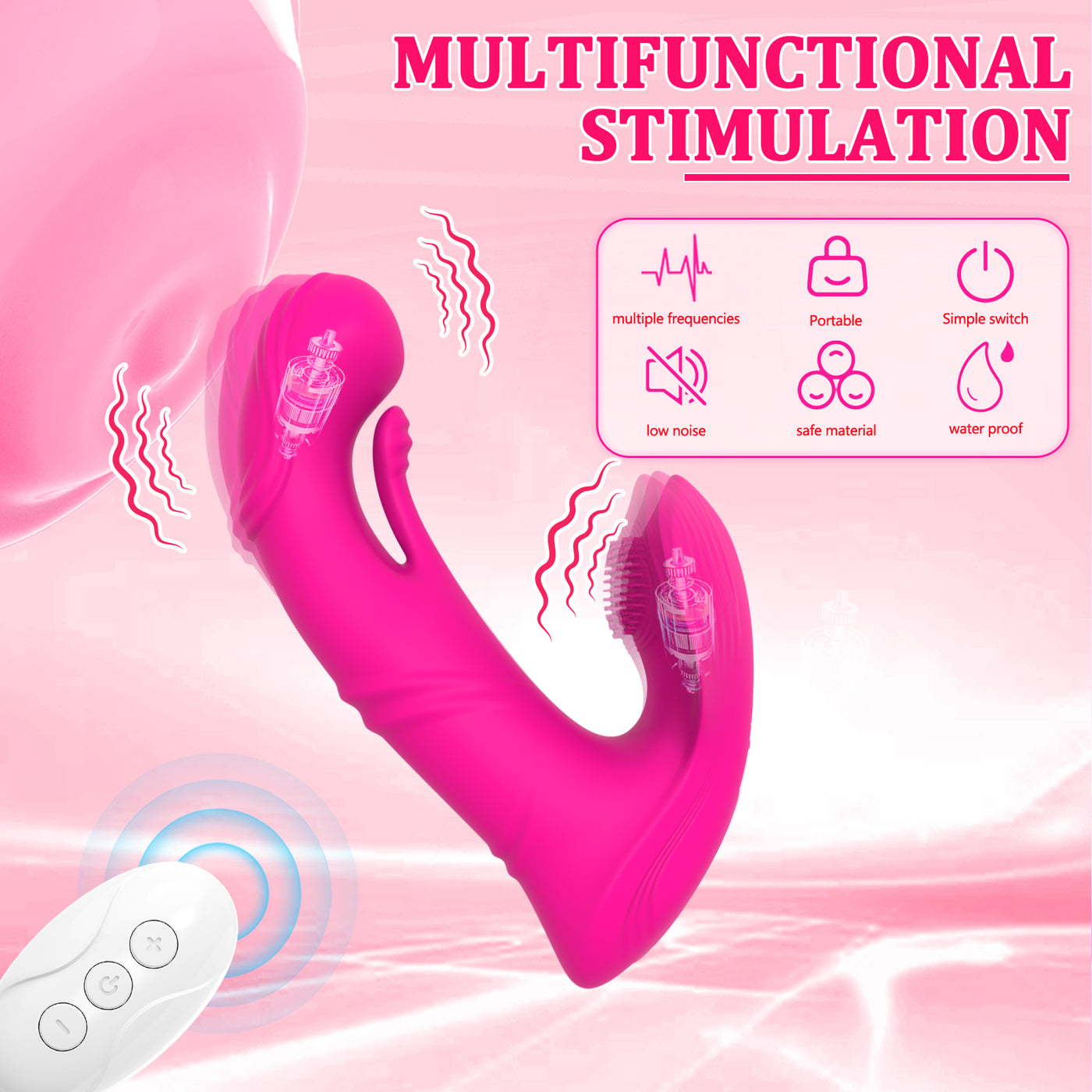 Wearable Vibrator with Remote