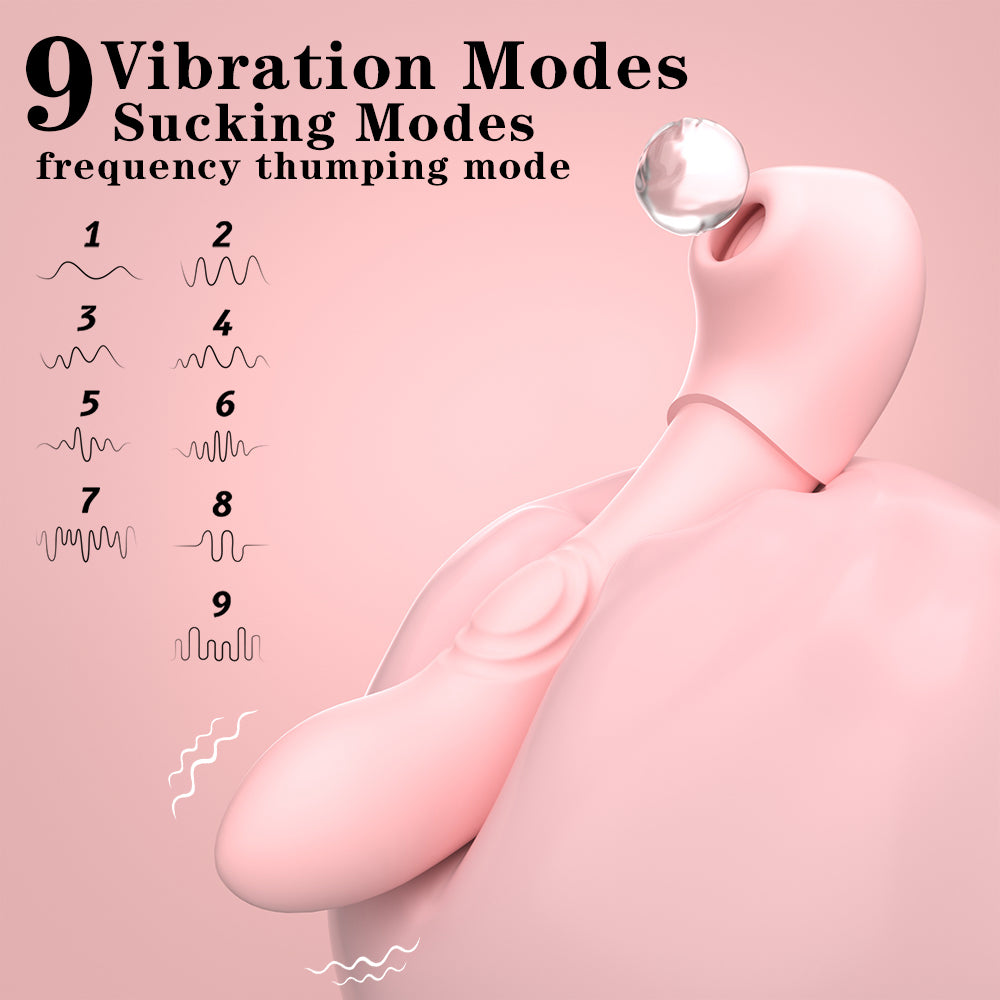 Dual-End Clitoral Stimulator-Pink