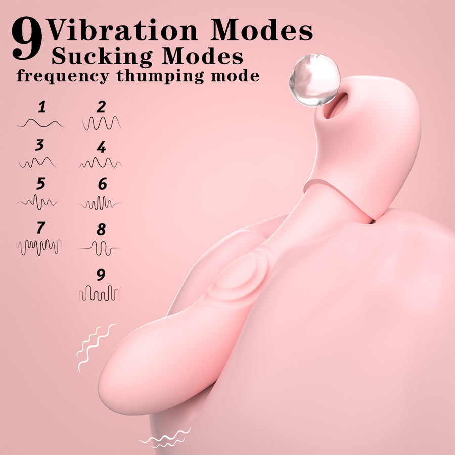 Dual-End Clitoral Stimulator-Pink