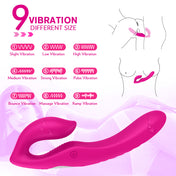 SyncedPulse Couples Vibrator-Red