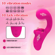 Flex-Tongue Wearable Vibrator