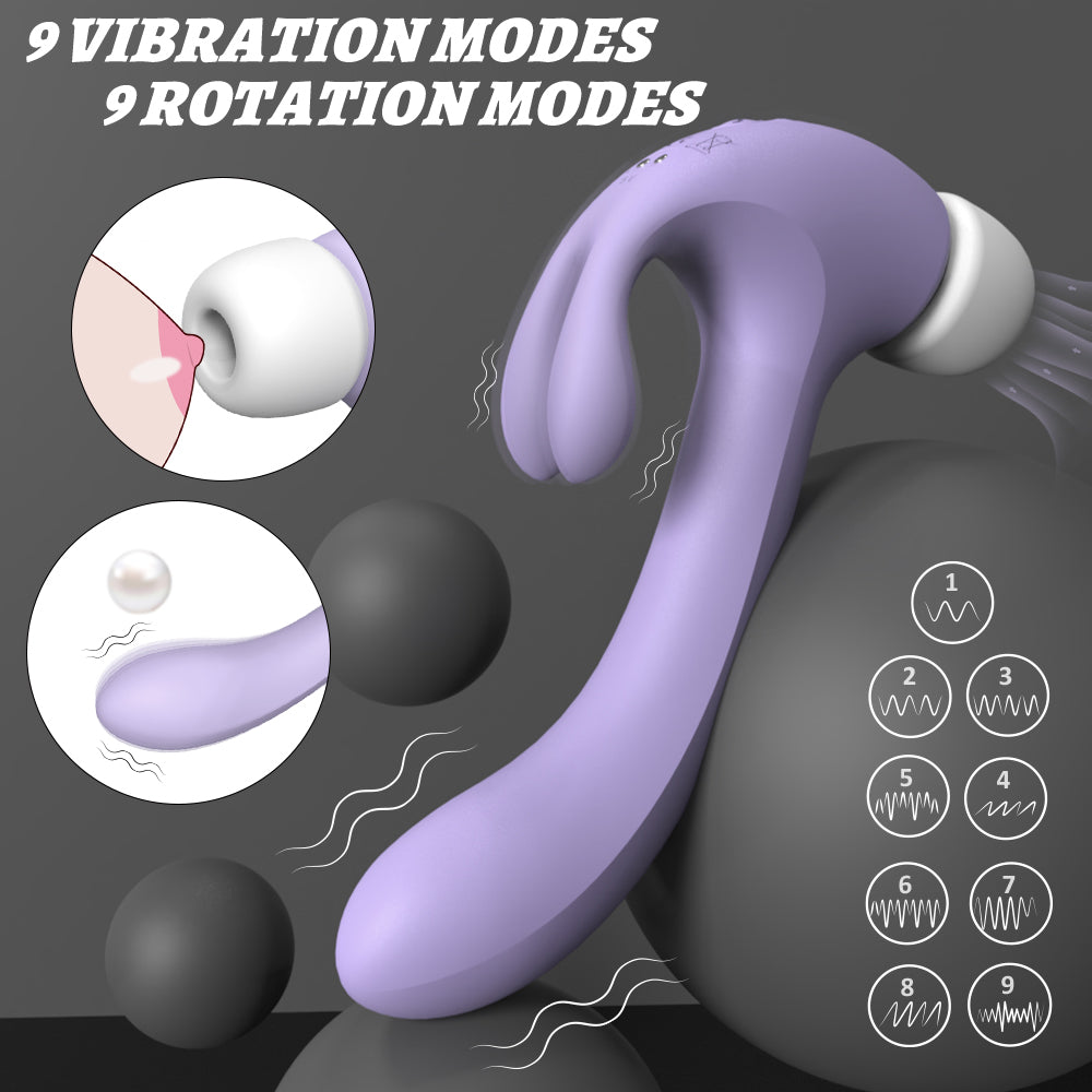 Hammer Rabbit Vibrator-Purple